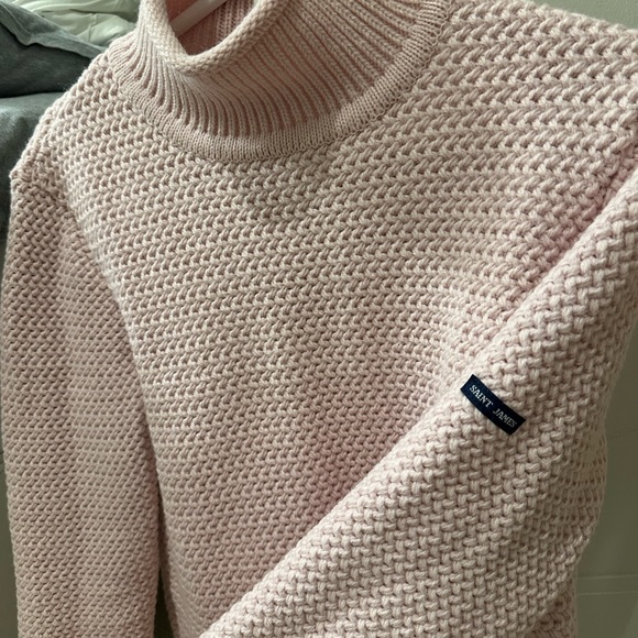 Pink knit turtleneck from Saint James - Picture 5 of 5